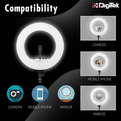 DIGITEK DRL18H Ring Flash  (White&Black)