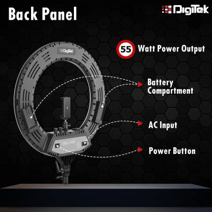 DIGITEK DRL18H Ring Flash  (White&Black)