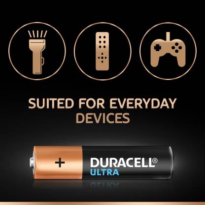 DURACELL Ultra AAA 4 Battery  (Pack of 4)