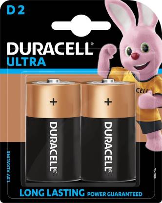 DURACELL Ultra D 2 Battery  (Pack of 2)