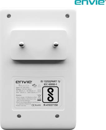 Envie ECR-20 Bettle Camera Battery Charger  (White)