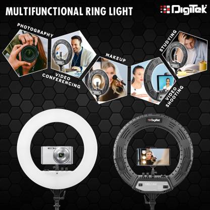 DIGITEK DRL18H Ring Flash  (White&Black)