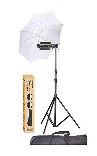 Simpex Porta Kit with a Pair of Light Stand 9 Feet and Umbrella for Video and Still Photography 