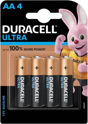 DURACELL Ultra AA Battery  (Pack of 4)