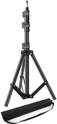 DIGITEK (DLS-006FT) Lightweight & Portable 6 Feet Aluminum Alloy Studio Light Stand | for Videos | Portrait | Photography Lighting | Ideal for Outdoor & Indoor Shoots with Carry Bag Tripod  (Black, Supports Up to 4000 g)